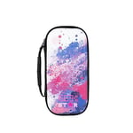 Konix Geek Star Housse de Protection et Transport pour Consoles Nintendo Switch, Switch Lite et Switch OLED - Rangement 8 Jeux - Motif étoiles