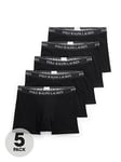Polo Ralph Lauren 5 Pack Trunks - Black, Black, Size 2Xl, Men