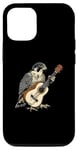 Coque pour iPhone 12/12 Pro Peregrine Falcon jouant du ukulélé
