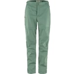 Fjällräven Womens Abisko Hike Zip-off Trousers (Grön (PATINA GREEN/614) 36 kort)