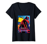 Womens Marvel Spider-Man: Across the Spider-Verse Miguel Poster V-Neck T-Shirt