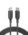 Anker USB C Cable 100 W 1.8 m, Powerline III USB C to USB C Charging Cable 2.0, Type C Charging Cable for MacBook Pro 2020, iPad Pro 2020, iPad Air 4, Galaxy S20 Plus S9 S8, Pixel, Switch ch, LG V2 0