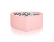 Kidkii Heart ballbasseng, 100x40, Light pink cotton
