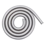3m Rostfritt Stål Trådad Slang Tråd Kabelskydd Kabelhylsa Rör Silver 300X25cm Silver 300X25cm