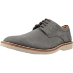 Clarks Men's Atticus LT Lace, Dark Grey Nubuck, 7 UK