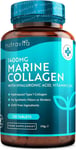Marine Collagen 1400mg with Hyaluronic Acid, Vitamin C & E Tablets, By Nutravita