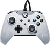 PDP Wired Controller for XBox One, Series X, PC White Camo
