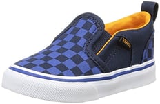 Vans Mixte bébé Asher V Chaussures Premiers Pas, Bleu (Checkers/Dress Blues/True Blue), 21.5