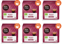 NESCAFE Dolce Gusto Peru Cajamarca Espresso Coffee Pods 12 Cups x6 Boxes 04.2023