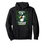 Lucky Duck Funny Shamrock St Patricks Day Pullover Hoodie