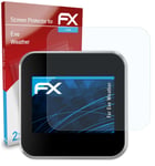 atFoliX 2x Screen Protection Film for Eve Weather Screen Protector clear