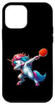 Coque pour iPhone 12 mini Licorne Avec Batte De Tennis De Table Pour Ping-pong
