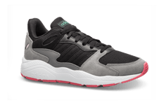 Adidas Sneaker Sort/grå  - Str. 6 - Syntetisk/tekstil/gummi/