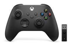 Microsoft Xbox Series Langaton Ohjain + Adapteri Windows 10/11 musta PC Xbox One ja Xbox Series