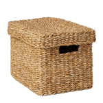 Åhléns Home Förvaringskorg med lock HOOGLA 35x25 cm Brun