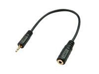 CABLE ADAPTER AUDIO 2.5/3.5MM 0.2M 35698 LINDY