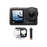 DJI Osmo Action 4 Diving Combo - Waterproof Action Camera, Underwater Video, Floating Handle and 60m Waterproof Case, 10-bit & D-Log M, 1/1.3-Inch Sensor, 360º HorizonSteady, Vlogging Camera