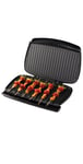 George Foreman 23440 Large 10 Portions Grill with Non-Stick Plates 2400W - Black