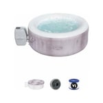 Spa gonflable Lay-Z-Spa Cancun Airjet™ rond 2 a 4 personnes, 180 x 66 cm, 120 jets d'air - Bestway