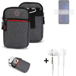 Holster + earphones for Asus ROG Phone 6 Pro Belt Pouch