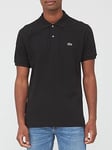 Lacoste Classic L.12.12 Pique Polo Shirt - Black, Black, Size L, Men