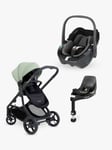 iCandy Orange 4 Pushchair with Maxi-Cosi Pebble 360 i-Size Baby Car Seat and FamilyFix 360 ISOFIX base Bundle, Pistachio/ Essential Black