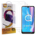 Guran 4 Pack Tempered Glass Screen Protector For Alcatel 1 SE (2020) Smartphone Scratch Resistance Protection 9H Hardness HD Transparent Shatter Proof Film