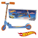 ODS -42032 Trottinette Hauteur réglable 80 cm, Roue arrière avec Frein, 100% en Acier, Charge maximale 50 kg, Couleur Bleu, Bleu, Orange, 4 + 42032