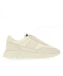Axel Arigato Mens Genesis Vintage Runner Trainers in Cream Leather (archived) - Size UK 11