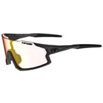 Tifosi Stash Clarion Fototec Lens Sunglasses - Matte Gunmetal / Red Gunmetal/Clarion
