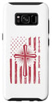 Coque pour Galaxy S8 Faith Over Fear Jesus Drapeau croix de Pâques pour hommes, femmes, garçons et filles