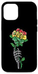 Coque pour iPhone 13 Bolivie Rose Squelette Pride Bolivian Flag Roots Souvenir