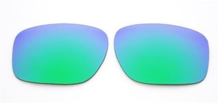 NEW POLARIZED GREEN REPLACEMENT LENS FOR OAKLEY SLIVER ROUND SUNGLASSES