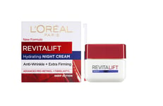L'Oréal Revitalift Night Cream Moisturiser Firming Pro Retinol, Anti &Wrinkle