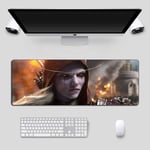 Awesome Mouse Mat, Mouse Pad Gaming Mouse Pad Large Mouse Mat World Of Warcraft Game Keyboard Mat Extended Mousepad For Computer PC Mouse Pad (Color : F, Size : 900 * 400 * 3mm)
