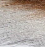 Bucktail piece - Natural white