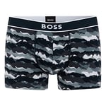 BOSS Men's Trunk 24 Print Boxer Shorts, Light/Pastel Grey52, S