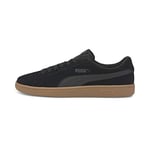 PUMA Unisex Smash V2 Low-Top Trainers, PUMA Black-PUMA Black, 10.5 UK