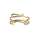Les Georgettes Serpent armring 14mm guldpläterad