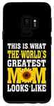 Galaxy S9 This Is What The World's Greatest Mom Sunflower Mothers Day Case