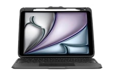 Targus Versavu - tangentbord och foliefodral (tangentbordshölje) - med pekdyna - AZERTY - fransk - svart Inmatningsenhet