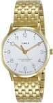 Timex Waterbury Classic White Dial Stainless Steel Band Ladies Watch TW2R72700