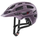 uvex Finale 2.0 - Secure Mountain Bike Helmet for Men & Women - Individual Fit - Upgradeable with an LED Light - Plum Matt - 56-61 cm