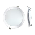 Downlight Silver Electronics ECO 18W LED - välj ditt alternativ: 6000K