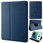 doupi Deluxe FlipCover pour iPad Pro (2015 / 2017) pouces, Magnétique Style Livre Étui de Protection avec Support, Bleu foncé
