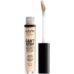 NYX Professional Makeup Can't Stop Won't Concealer Pale - 3 ml