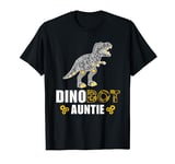Robotics Auntie, DinoBot Dinosaur Robot T Rex Robotics T-Shirt