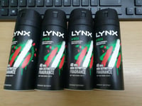 Lynx Africa Body Spray Deodorant 150ml X4 JUST £16.99 FREE POST