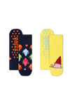 Happy Socks Kids 2-Pack Ice Cream Anti-Slip Socks Gul