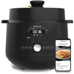 Mijoteuse Électrique SmartChef V600 6L, Robot de Cuisine avec Pression, 17 Programmes et Cuiseur Vapeur 2 Niveaux Noir - Noir - Newlux